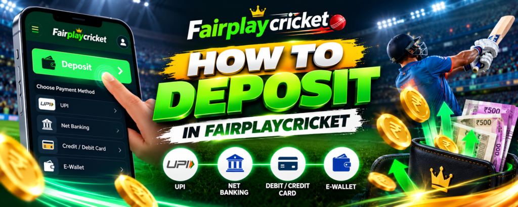 how to deposit in Fairplaycricket